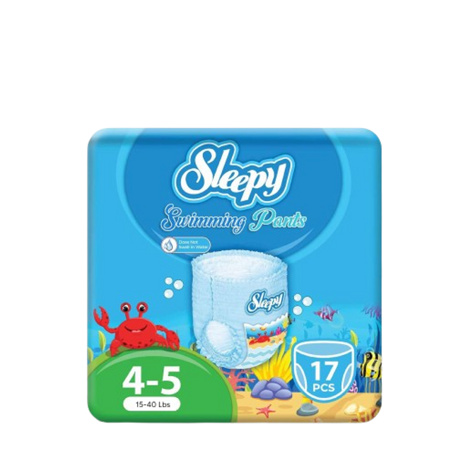 SLEEPY Swimming Eco Training Pants Size 4-5 (7-18kg) – 17pcs