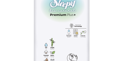 Sleepy Baby Nappies Size 6 X Large 16–27kg 1 x 46pcs Sleepy Bio Natural – soft eco-friendly baby diapers product image
