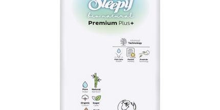 Sleepy Baby Nappies Size 7 – XX Large 20-30kg 1 x 40pcs, Sleepy Bio Natural