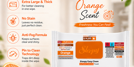 Multi surface cleaning wipes, pack of 6 — wholesale bulk for UK businesses