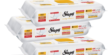 Sleepy Mop Floor Cleaning Towel - Herbal Soap 50pcs x 4 Packs