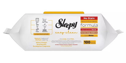 SLEEPY Easy Clean Herbal Soap Scented Multi Surface Cleaning Wipes 6 x 100pcs