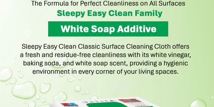 SLEEPY Easy Clean White Soap Scented Multi Surface Cleaning Wipes – 6 Packs x 100 Wipes