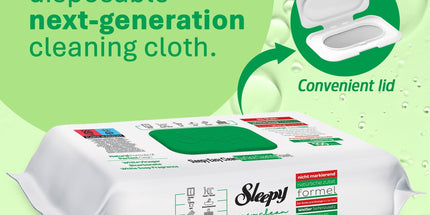 SLEEPY Easy Clean White Soap Scented Multi Surface Cleaning Wipes – 6 Packs x 100 Wipes