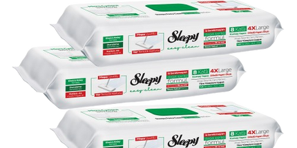 Sleepy Mop Floor Cleaning Towel - White Soap 50pcs x 4 Packs