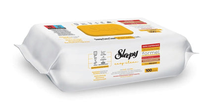 Sleepy Easy Clean Herbal Soap Scented Multi Surface Cleaning Wipes 6 x 100pcs – herbal soap–scented multi-purpose cleaning wipes product image
