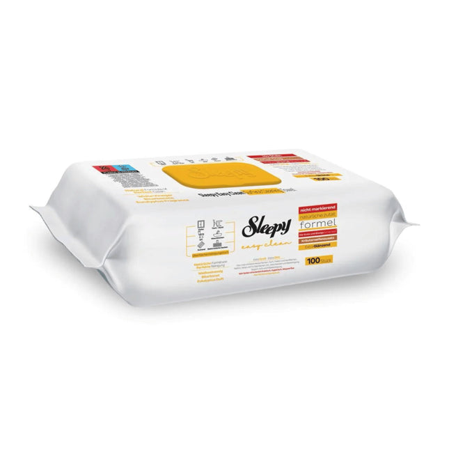 Sleepy Easy Clean Herbal Soap Scented Multi Surface Cleaning Wipes 6 x 100pcs – herbal soap–scented multi-purpose cleaning wipes product image
