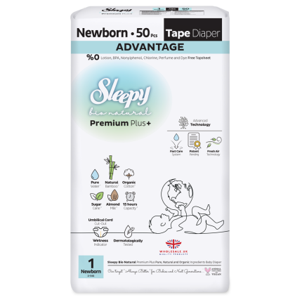 Sleepy Baby Nappies Size 1 - 50pcs